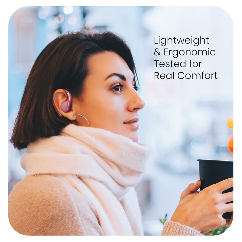 Picture of HiFuture VibeMate Premium Bluetooth 5.4 Comfort Open Ear Headphones Waterproof with ENC Noise Cancellation (Matcha Green)