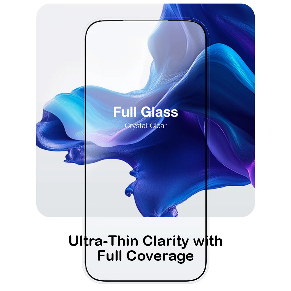 Picture of Apple iPhone Air 6.5  | Amazingthing Radix Full Glass 3D Frame Tempered Glass for iPhone 17 Air 6.5 (Ultra Clear)