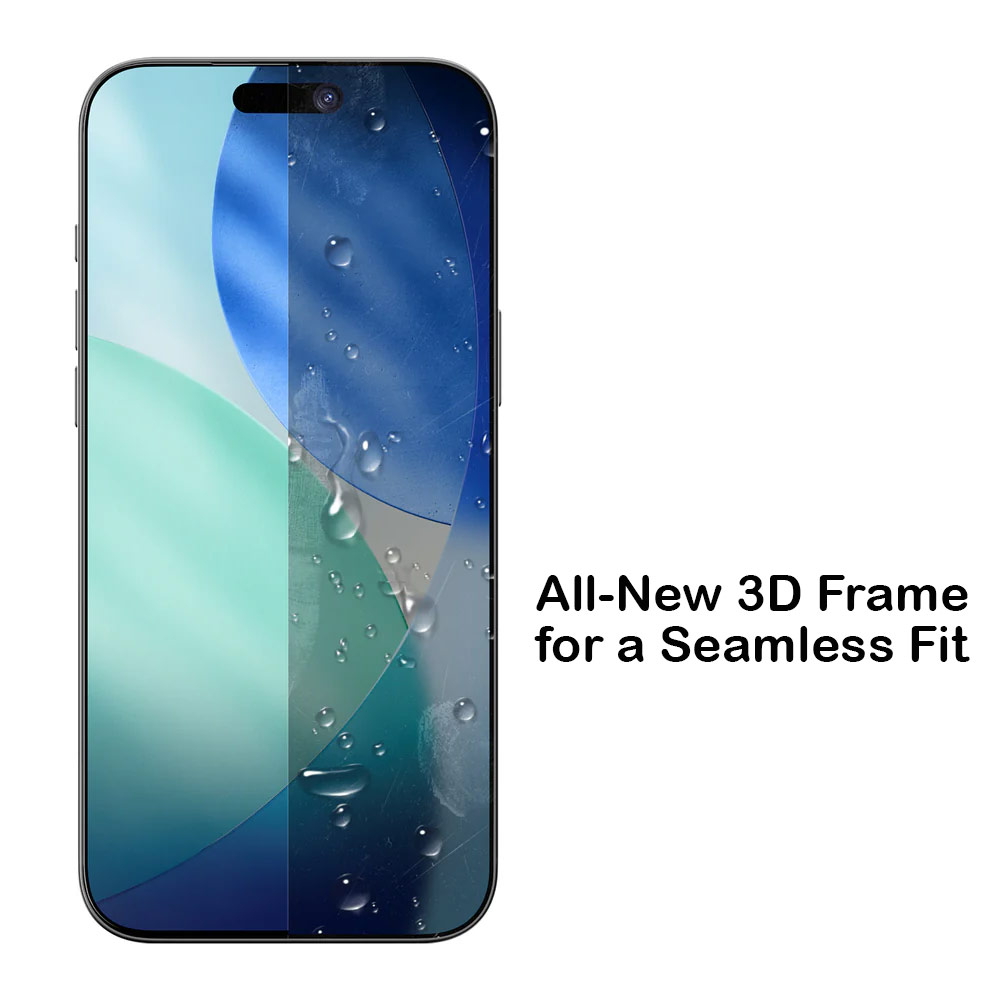 Picture of Apple iPhone Air 6.5  | Amazingthing Radix Full Glass 3D Frame Tempered Glass for iPhone 17 Air 6.5 (Ultra Clear)