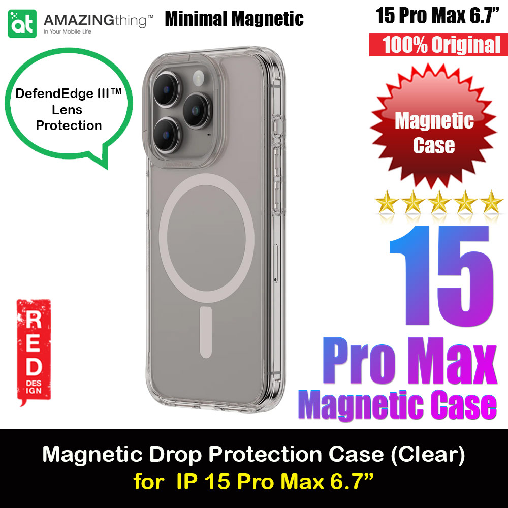 Picture of Amazingthing Minimal Magnetic Slim Protection Case for iPhone 15 Pro Max 6.7 (Titan Grey) Apple iPhone 15 Pro Max 6.7- Apple iPhone 15 Pro Max 6.7 Cases, Apple iPhone 15 Pro Max 6.7 Covers, iPad Cases and a wide selection of Apple iPhone 15 Pro Max 6.7 Accessories in Malaysia, Sabah, Sarawak and Singapore 