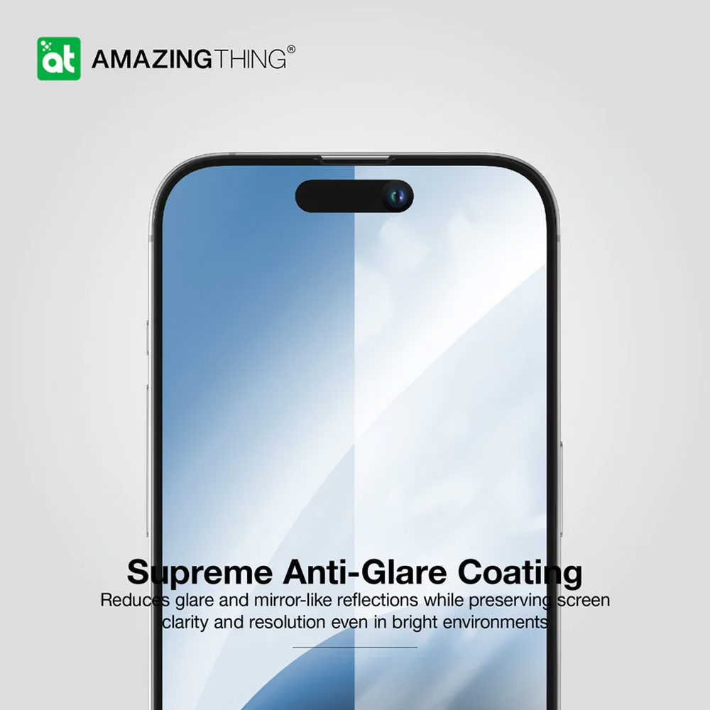 Picture of Apple iPhone 15 6.1 | Amazingthing Radix Fully Covered Tempered Glass for iPhone 15 6.1 (Anti Blue Light)