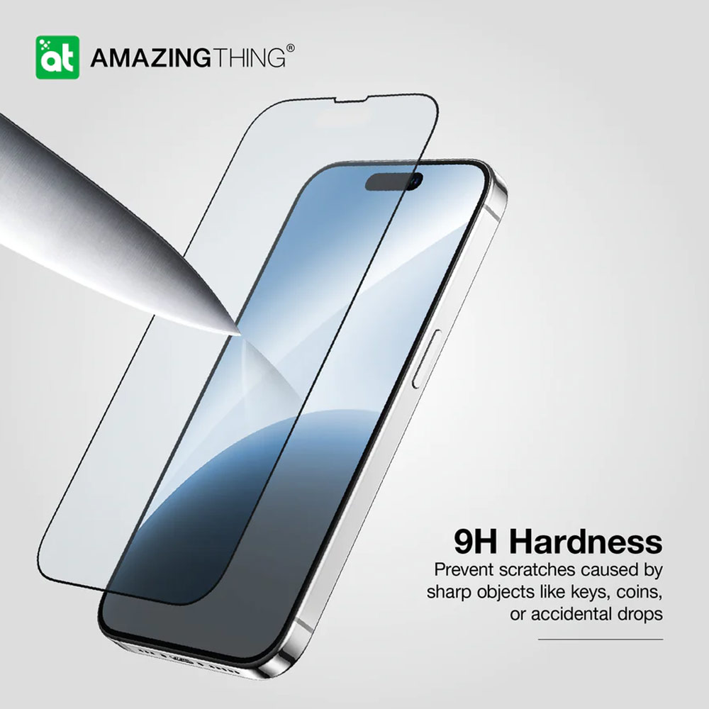 Picture of Apple iPhone 15 6.1 | Amazingthing Radix Fully Covered Tempered Glass for iPhone 15 6.1 (Anti Blue Light)