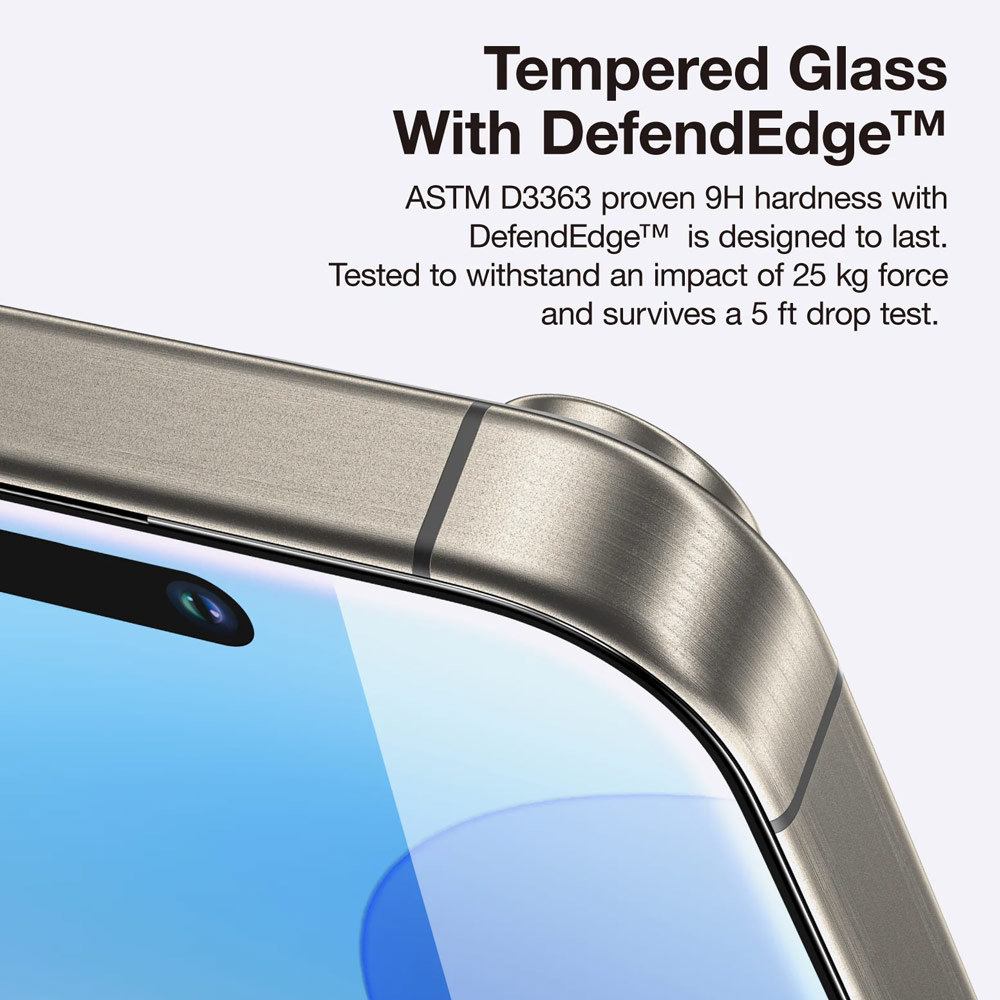 Picture of Apple iPhone 16 Pro Max 6.9  | Amazingthing Radix Supreme Fully Covered Tempered Glass for iPhone 16 Pro Max 6.9 (Ultra Clear)