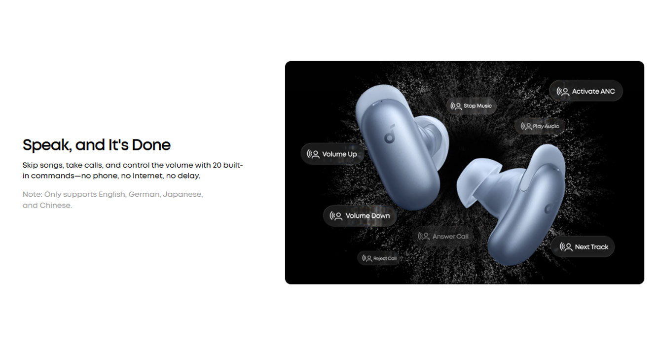 Picture of Soundcore by Anker Liberty 5 Pro ANC Wireless Earbuds Guinness World Records Clearest Clear Calls Adaptive Noise Cancelling LDAC Hi-Res Audio TWS Earbuds (Midnight Black)