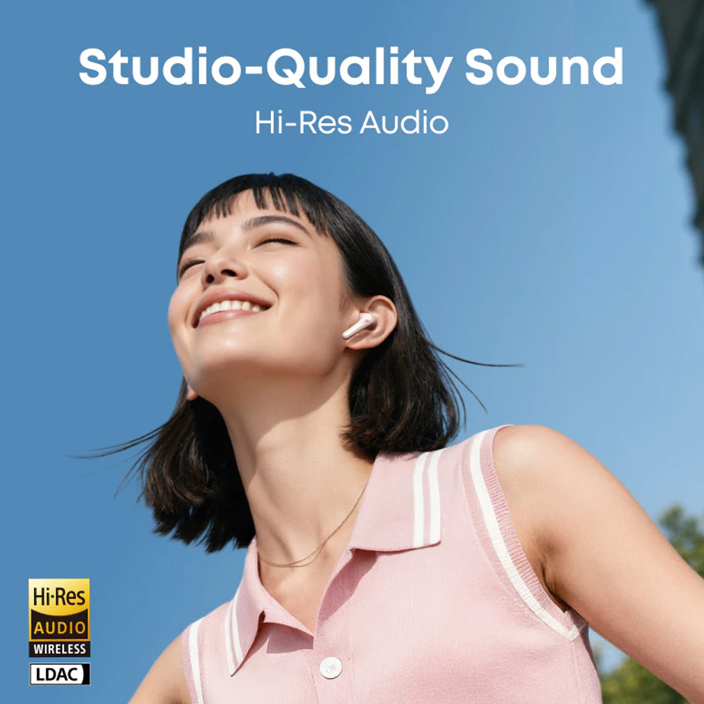 Picture of Soundcore by Anker R50i NC Earbuds Adaptive ANC Bluetooth 5.4 TWS 45Hours Long Play Time Headsets A3959 (White)