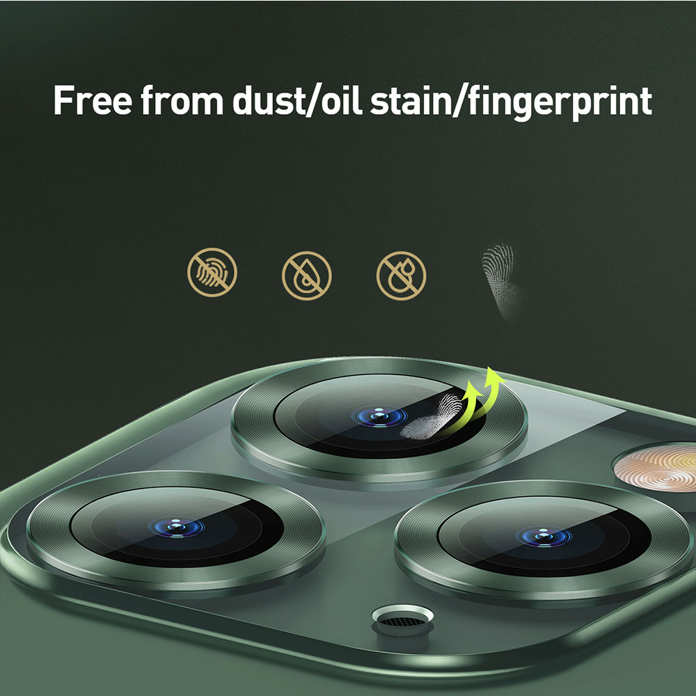 Picture of Apple iPhone 11 6.1 | Baseus Alloy Ring Lens Film Protector Independent Fully Cover Lens Film for iPhone 11 6.1 (Red)