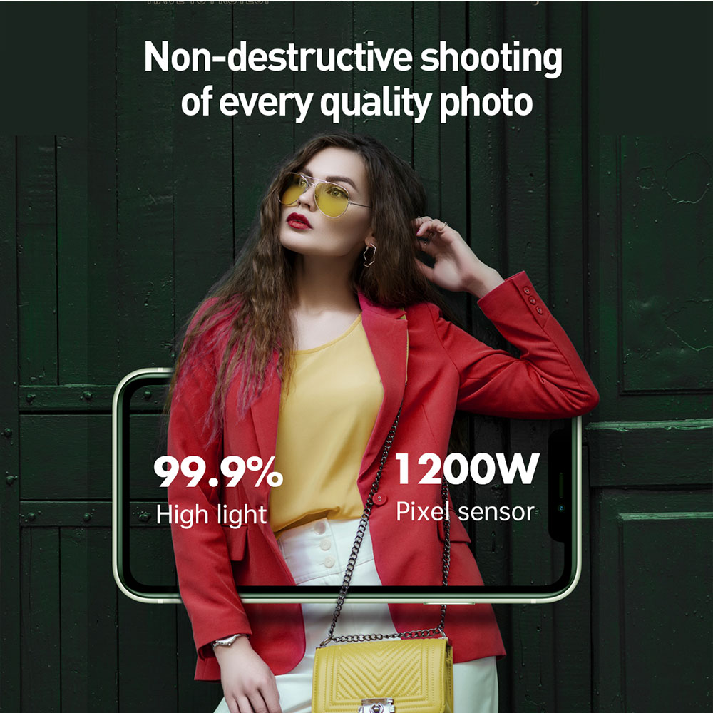 Picture of Apple iPhone 11 6.1 | Baseus Alloy Ring Lens Film Protector Independent Fully Cover Lens Film for iPhone 11 6.1 (Red)