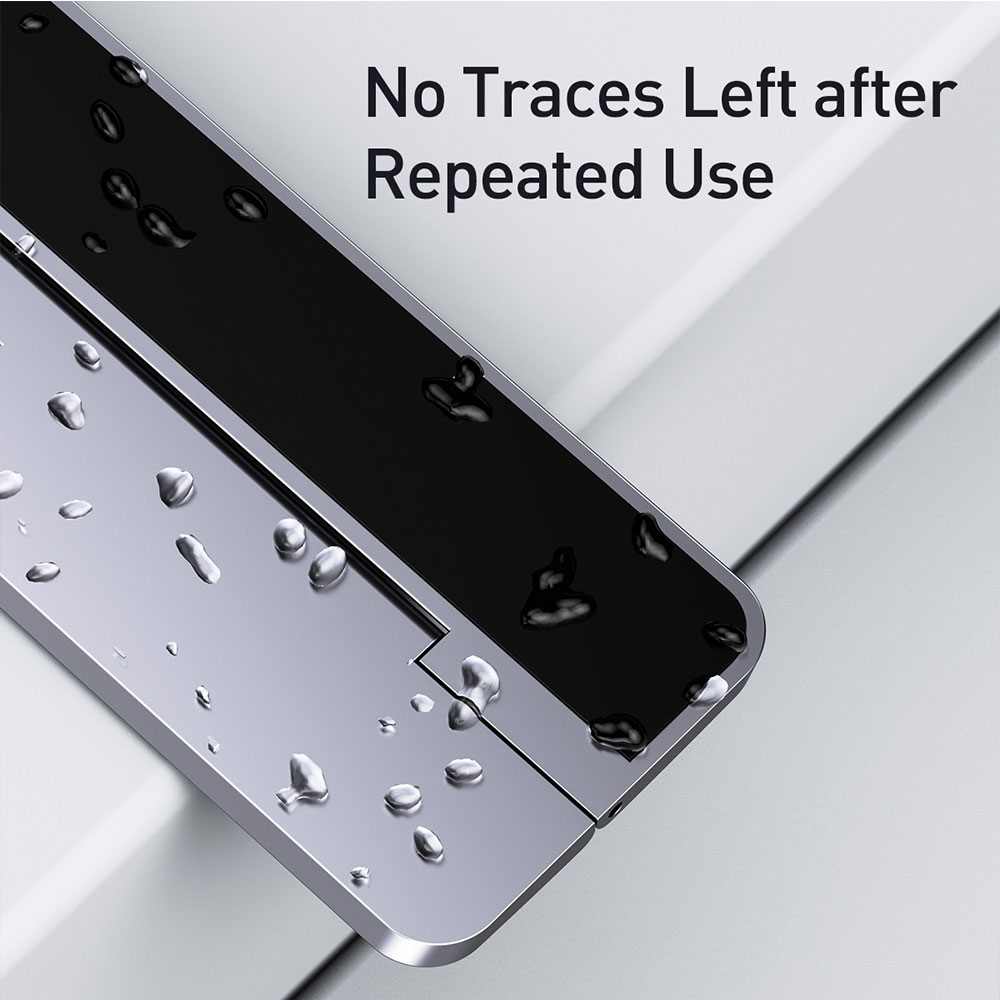 Picture of Baseus Laptop Mini Stand Ultra-Slim Portable Aluminium Laptop Mini Foldable Stand Laptop Stand for Apple MacBook Pro Laptops Notebook (Silver)