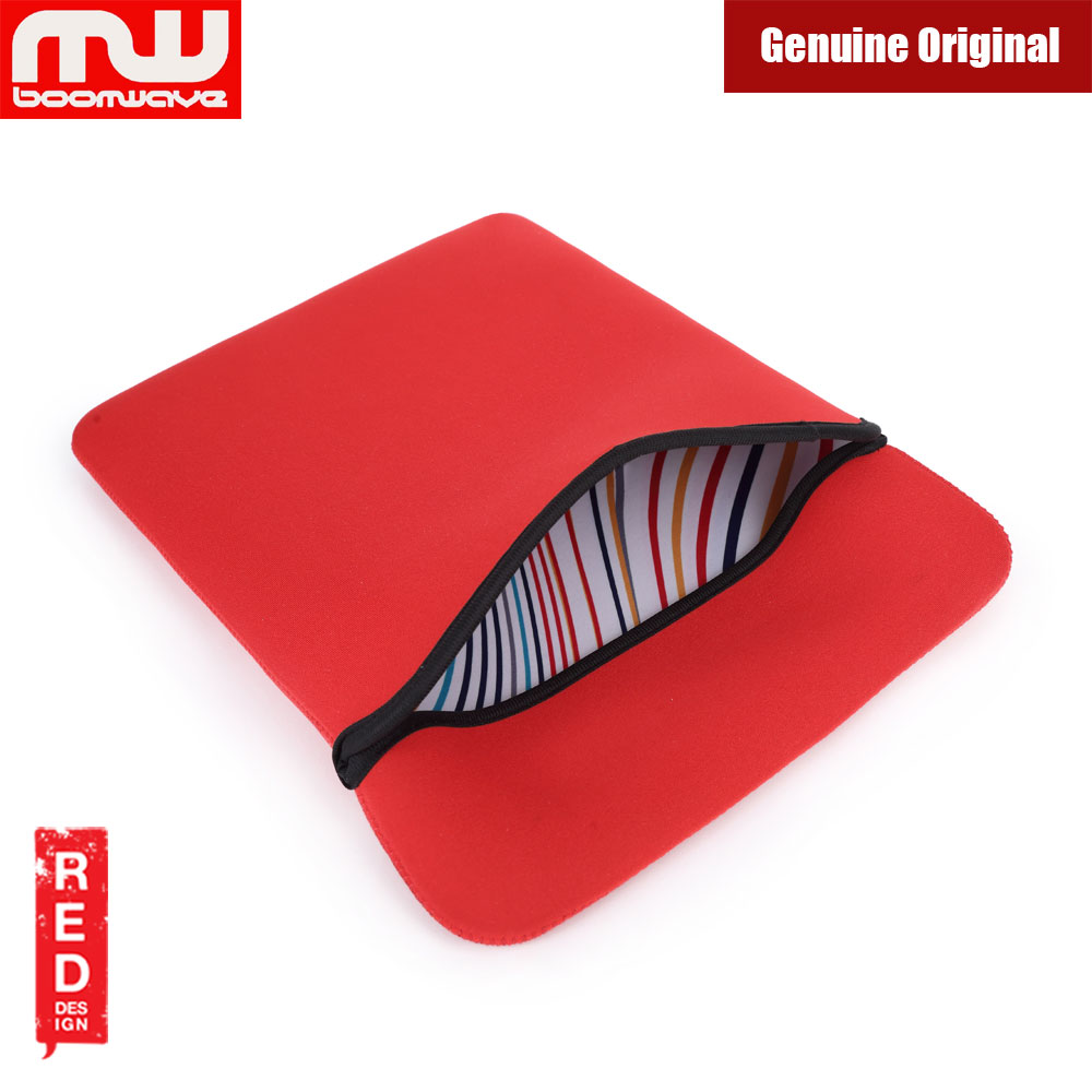 Picture of Boomwave Colour Series Laptop Notebook Macbook Sleeve Design up to 13 inches Laptop (Red)