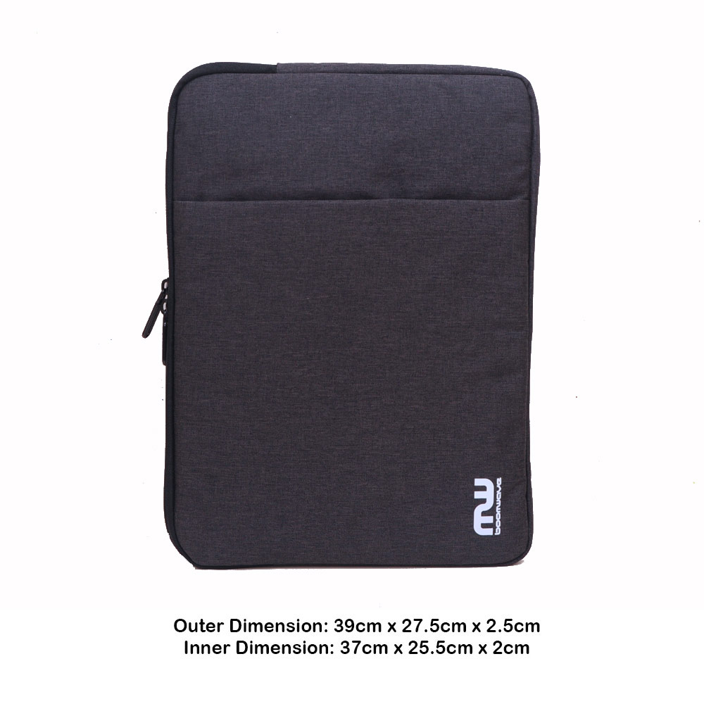Picture of Boomwave Simple Series Laptop Notebook Sleeve Design up to 15 inches Laptop (Black)