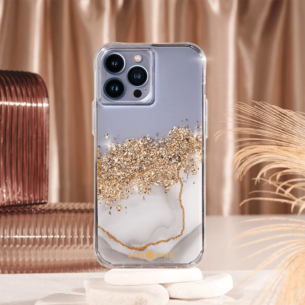 Picture of Apple iPhone 14 6.1 | Case Mate Case-Mate Stylish Design Drop Protection Case for iPhone 14 6.1 (Karat Marble)