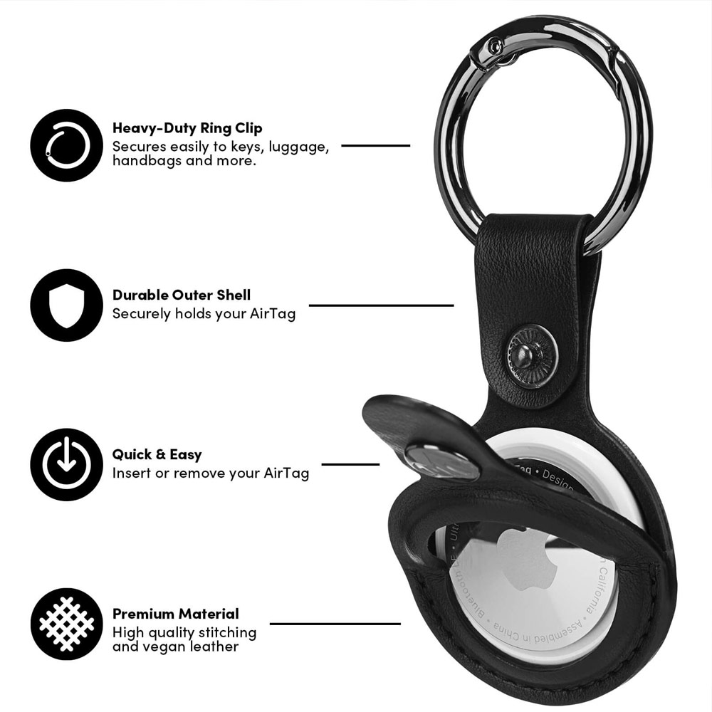 Picture of Apple Air Tag | Case-Mate Case Mate Keychain Case Protective Cover Case Keyring Design for Apple AirTag (Iridescent)