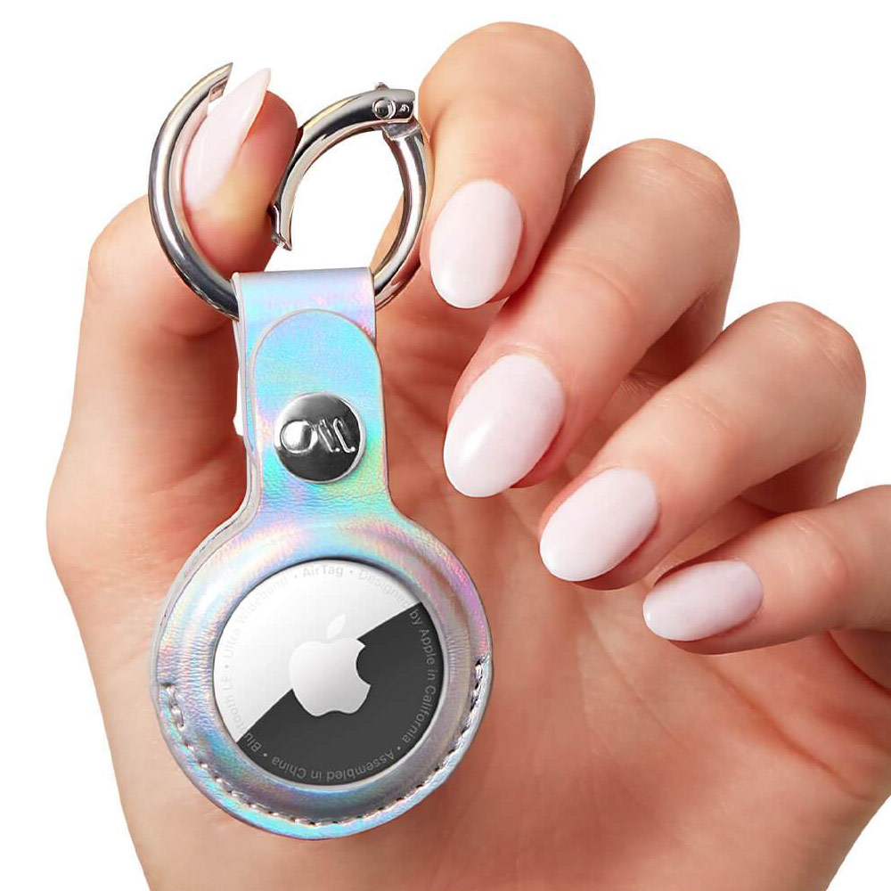 Picture of Apple Air Tag | Case-Mate Case Mate Keychain Case Protective Cover Case Keyring Design for Apple AirTag (Iridescent)