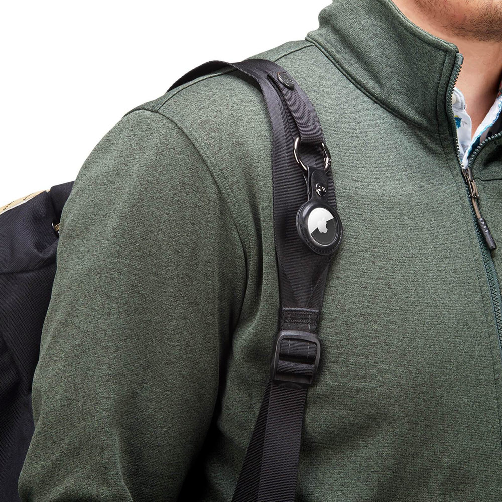 Picture of Apple Air Tag | Case-Mate Case Mate Keychain Case Protective Cover Case Keyring Design for Apple AirTag (Black)