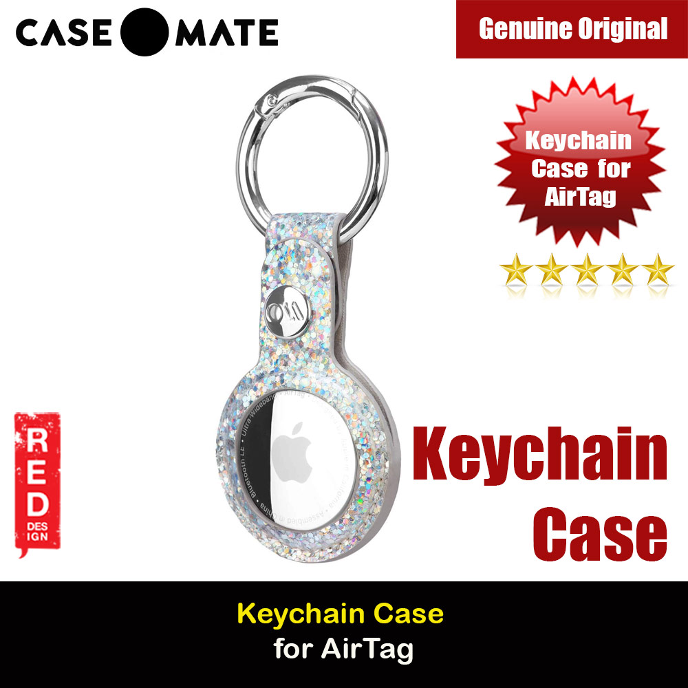 Picture of Apple Air Tag | Case-Mate Case Mate Keychain Case Protective Cover Case Keyring Design for Apple AirTag (Sparkle)
