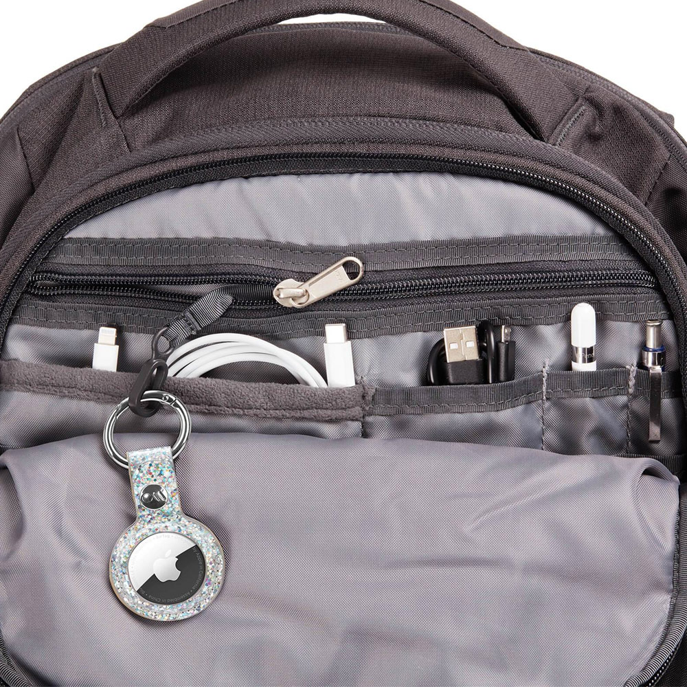 Picture of Apple Air Tag | Case-Mate Case Mate Keychain Case Protective Cover Case Keyring Design for Apple AirTag (Sparkle)