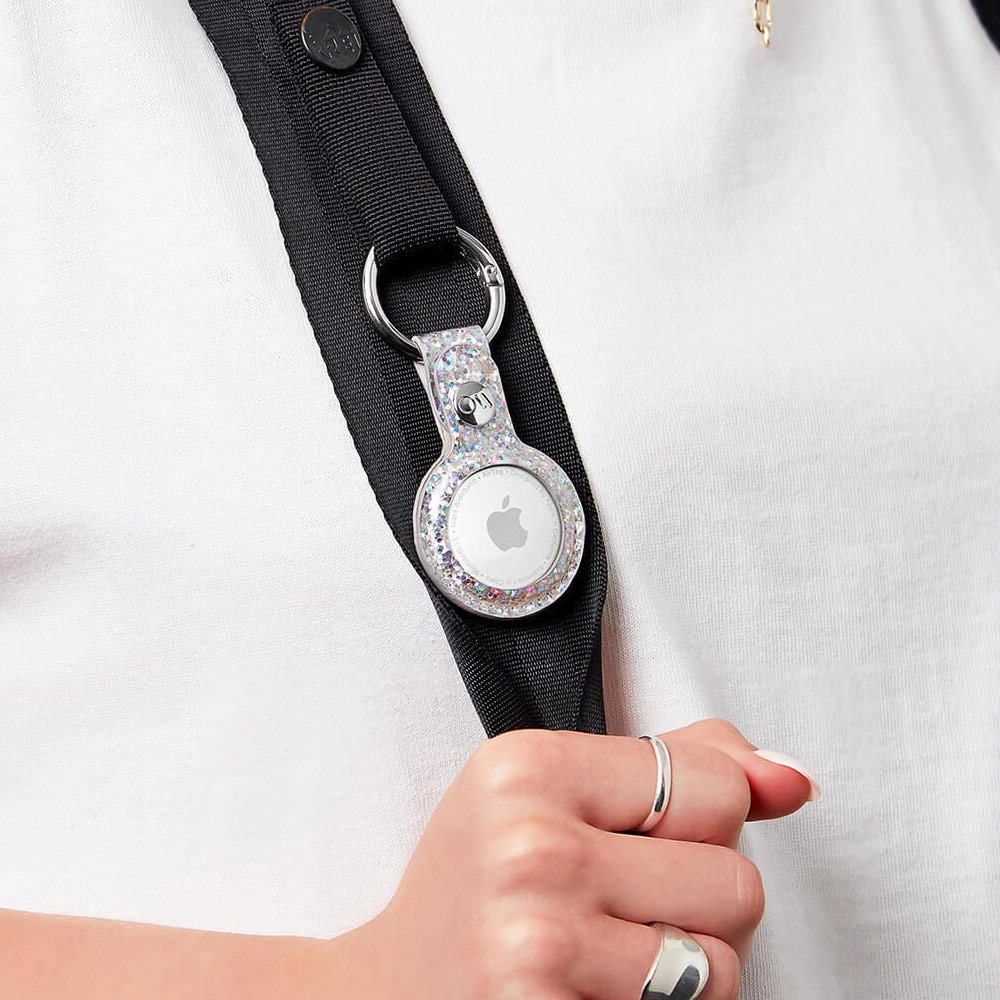 Picture of Apple Air Tag | Case-Mate Case Mate Keychain Case Protective Cover Case Keyring Design for Apple AirTag (Sparkle)