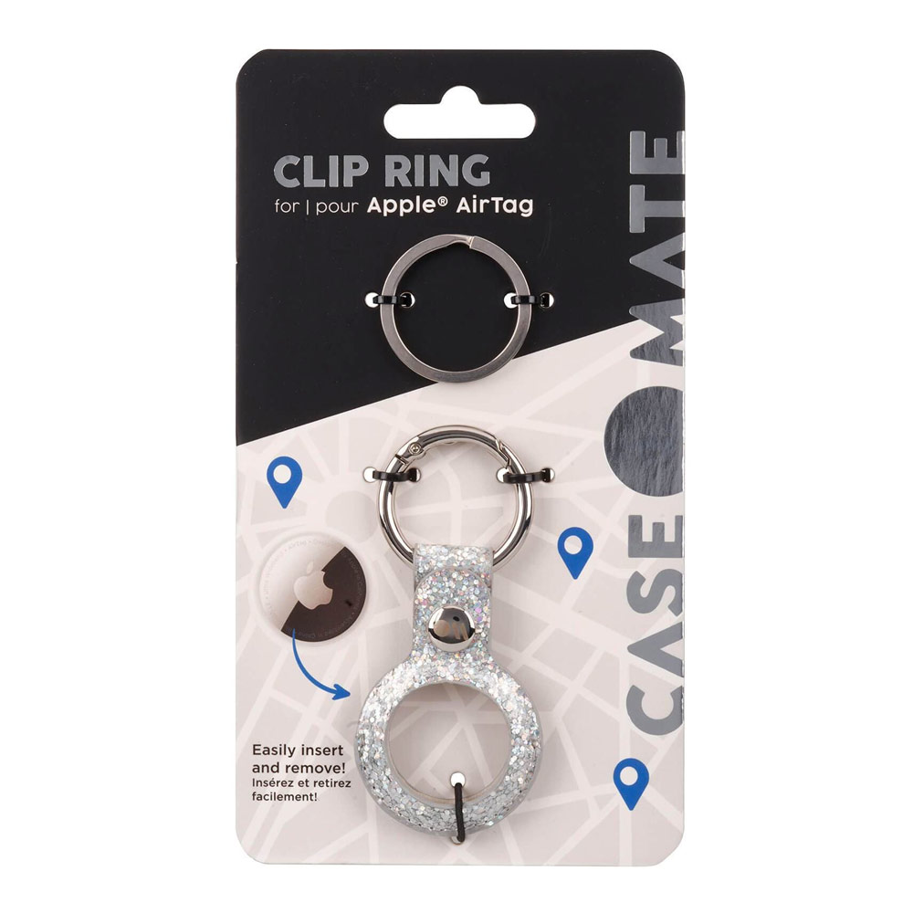 Picture of Apple Air Tag  | Case-Mate Case Mate Keychain Case Protective Cover Case Keyring Design for Apple AirTag (Sparkle)