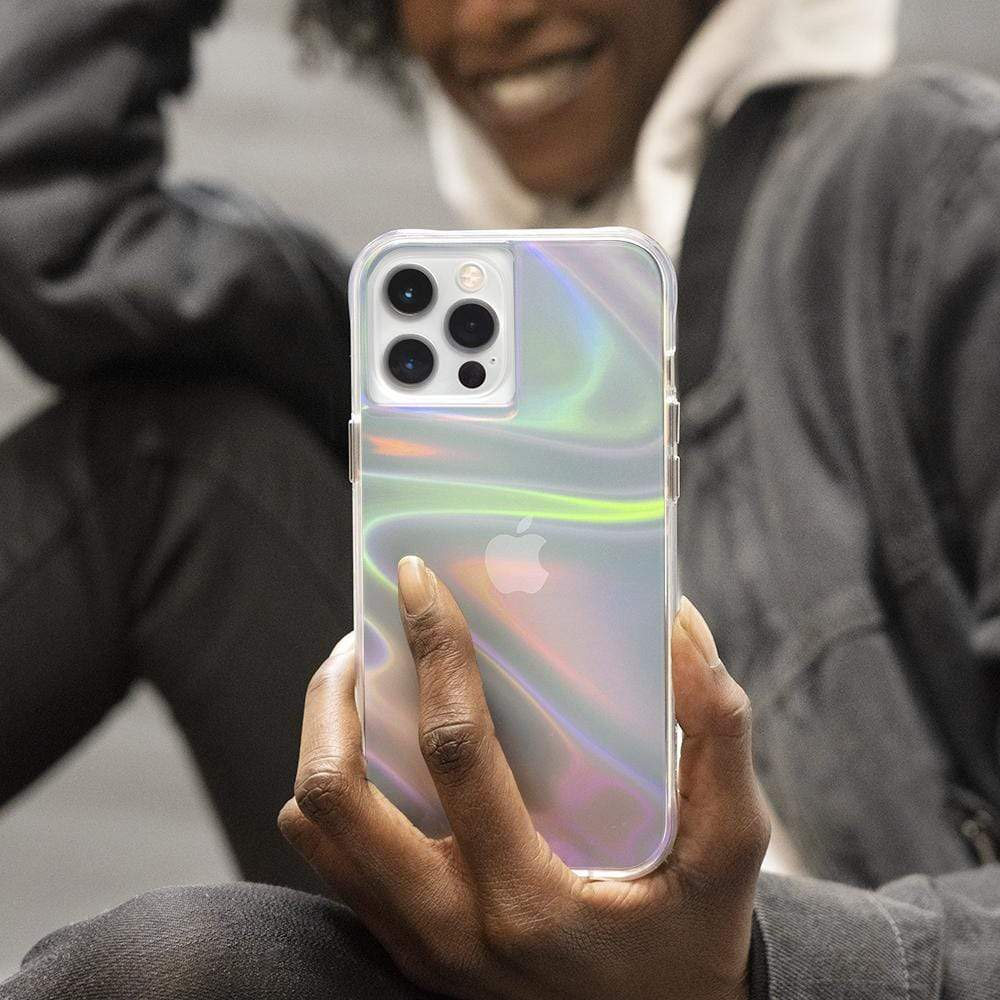Picture of Apple iPhone 13 Pro 6.1 | Case Mate Case-Mate Soap Bubble Protection Case for iPhone 13 Pro 6.1 (Iridescent)