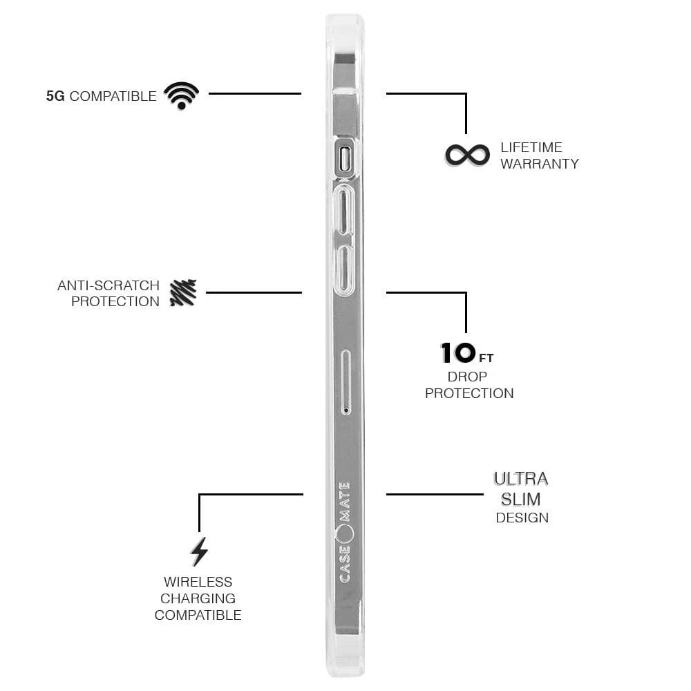Picture of Apple iPhone 13 mini 5.4 | Case Mate Case-Mate Tough Clear Protection Case for iPhone 13 Mini 5.4 (Clear)