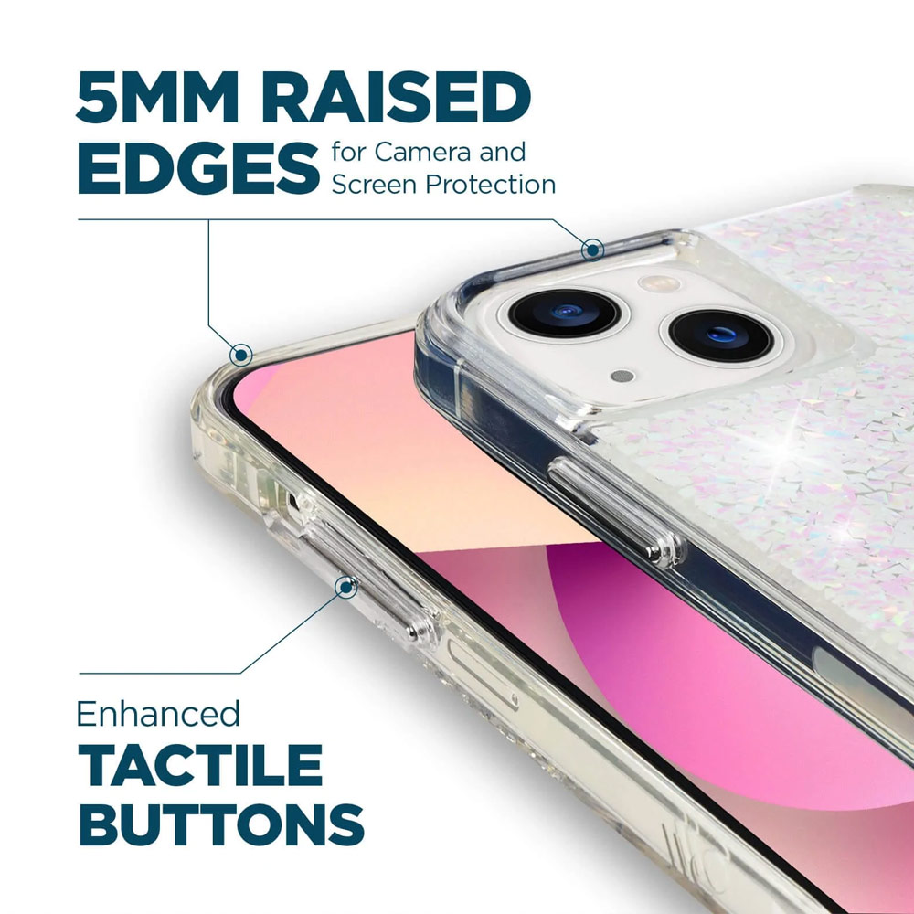 Picture of Apple iPhone 14 6.1 | Case Mate Case-Mate Stylish Design Drop Protection Case for iPhone 14 6.1 (Twinkle Diamond)