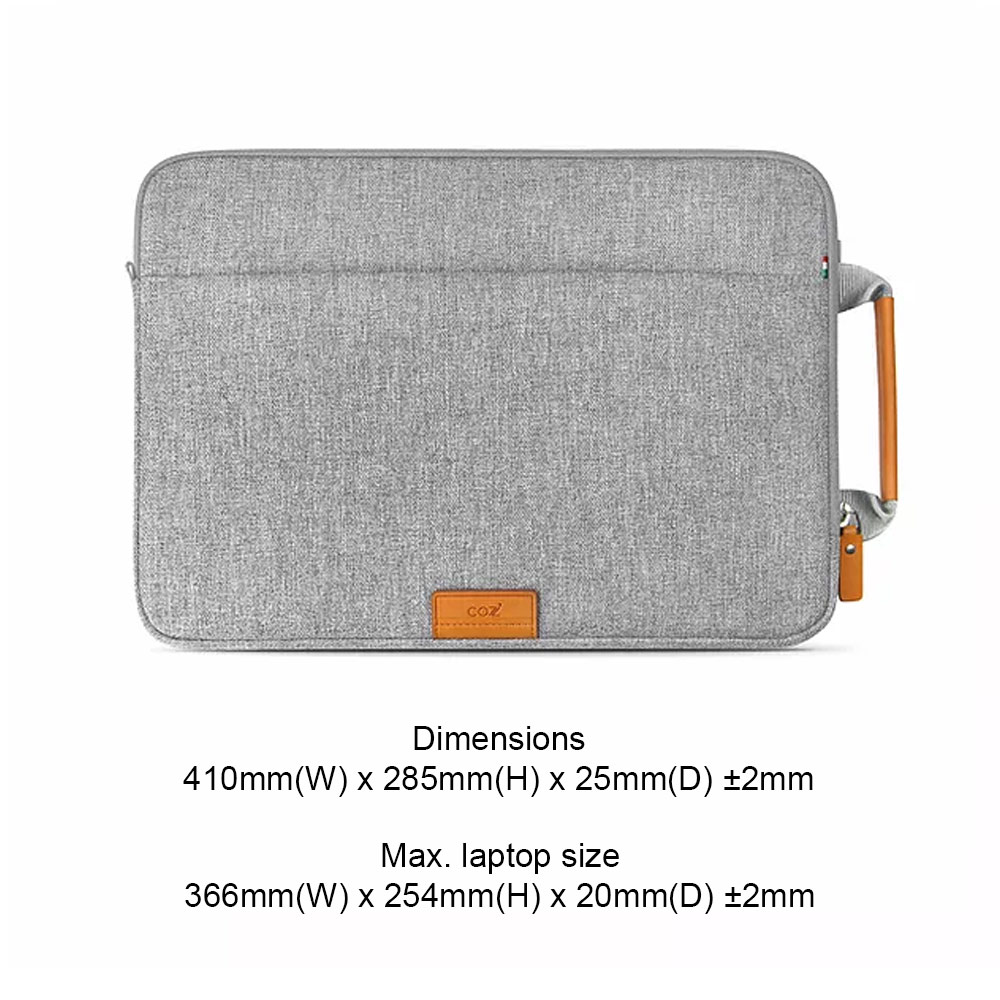 Picture of Apple iPad Pro 11 2nd gen 2020 Case | Cozistyle City Collection Stand Brief Case Protection Brief Top leather carry handle for MacBook Pro 15 Macbook Pro 16 Laptop (Urban Gray)