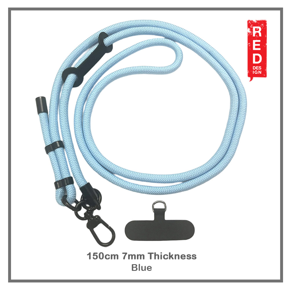 Picture of Red Design Selected Shoulder Lanyard Strap Crossbody Nylon Strap 150cm (Blue)