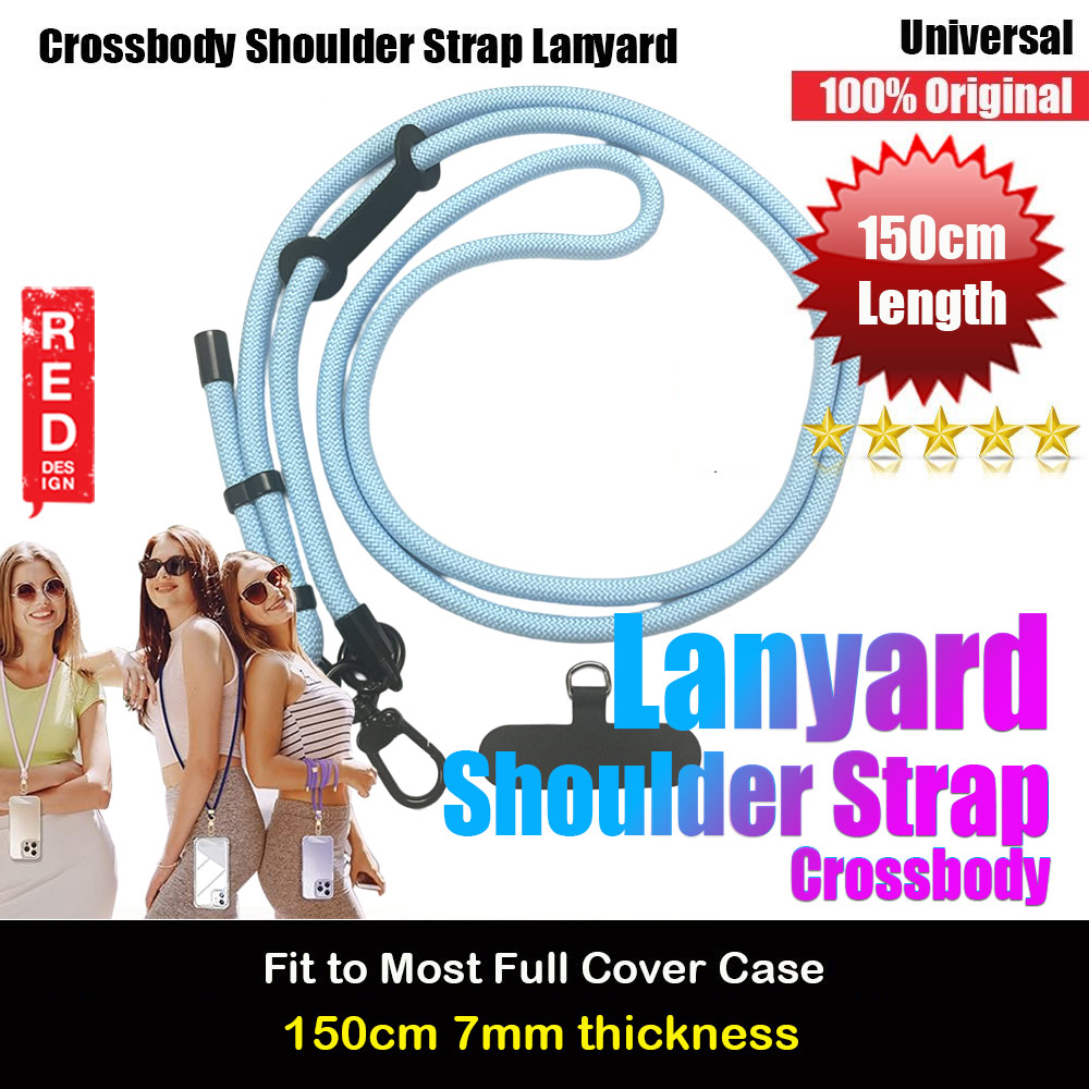 Picture of Red Design Selected Shoulder Lanyard Strap Crossbody Nylon Strap 150cm (Blue) Red Design- Red Design Cases, Red Design Covers, iPad Cases and a wide selection of Red Design Accessories in Malaysia, Sabah, Sarawak and Singapore 