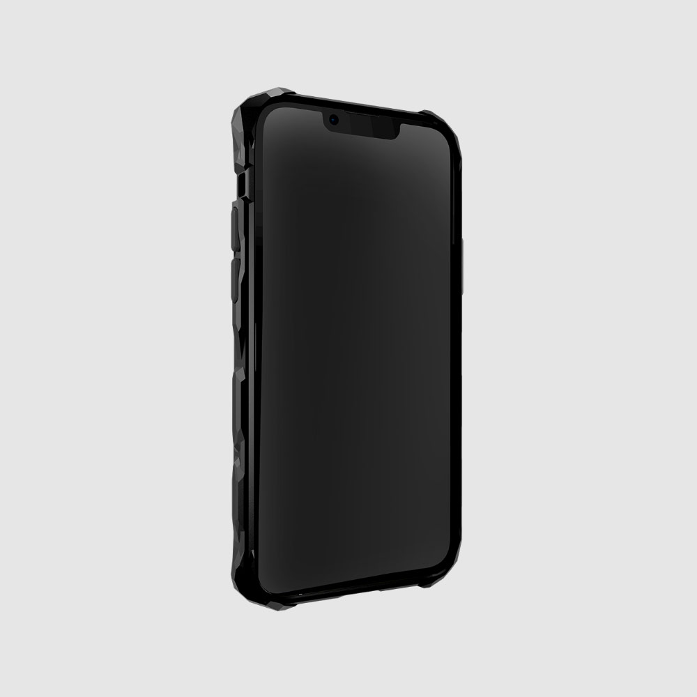 Picture of Apple iPhone 14 6.1 Case | Element Case Special Ops Double Reinforced Drop  Protection Case with Magsafe Compatible for iPhone 14 6.1 (Smoke Black)