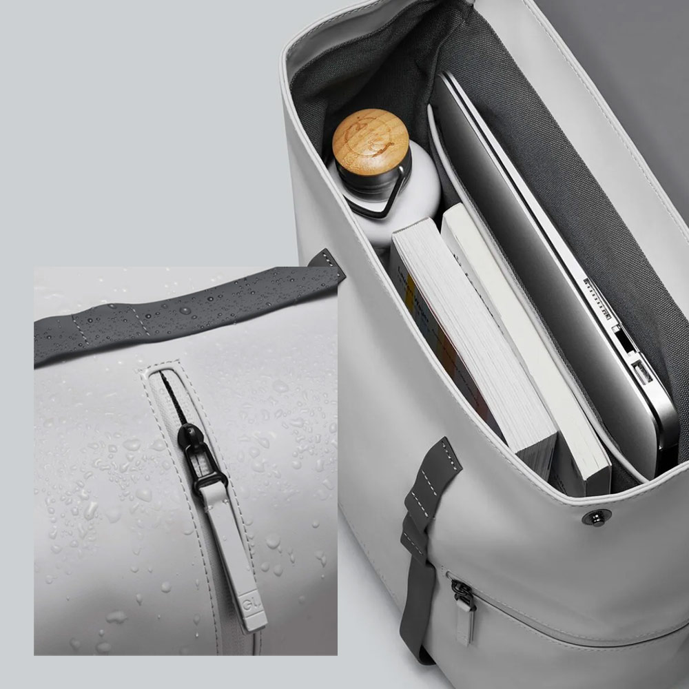 Picture of Apple Macbook Air 13 M2 2022  | Gaston Luga SPLÄSH 2.0 13" Premium Waterproof Eco Material Backpack (Black)