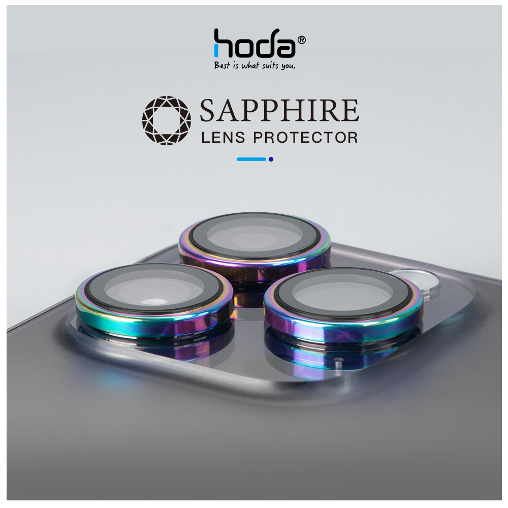 Picture of Apple iPhone 15 Pro 6.1 | Hoda Sapphire Lens Protector for iPhone 15 Pro 6.1 iPhone 15 Pro Max 6.7 (3PCS Blue)