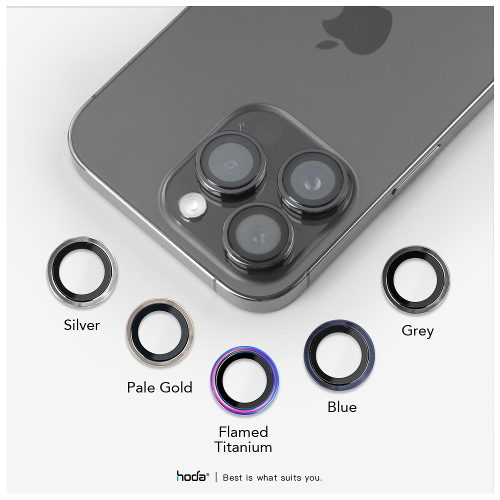 Picture of Apple iPhone 15 6.1  | Hoda Sapphire Lens Protector for iPhone 15 6.1 iPhone 15 Plus 6.7  (2PCS Blue)