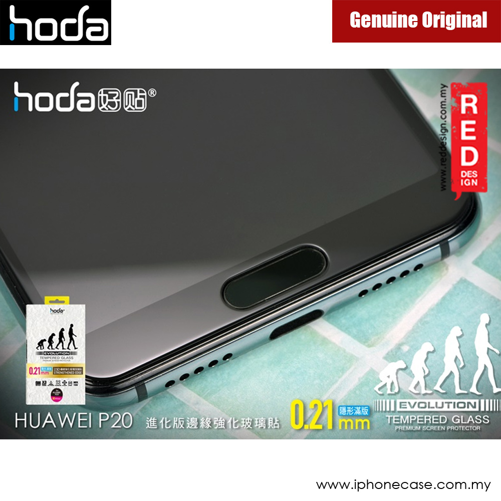 Picture of Huawei P20 | Hoda Evolution Premium Clear 9H Tempered Glass for Huawei P20 (0.21 mm Strengthen Edge Black)