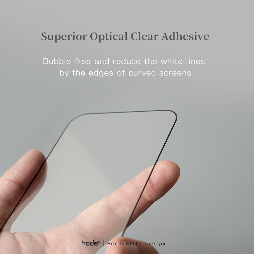 Picture of Apple iPhone 13 6.1 Screen Protector | Hoda 0.33mm 2.5D Full Coverage Tempered Glass Screen Protector for Apple iPhone 13 iPhone 13 Pro 6.1  (Matte Specialize for Mobile Gaming)