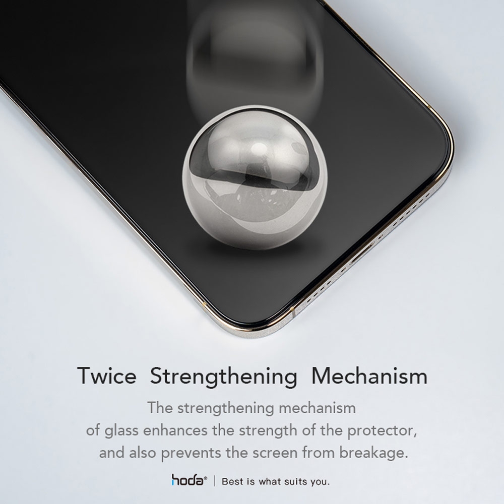 Picture of Apple iPhone 15 Pro Max 6.7 Screen Protector | Hoda 0.33mm 2.5D Full Coverage Gamer Matte Tempered Glass Screen Protector for Apple iPhone 15 Pro Max 6.7 (Matte)