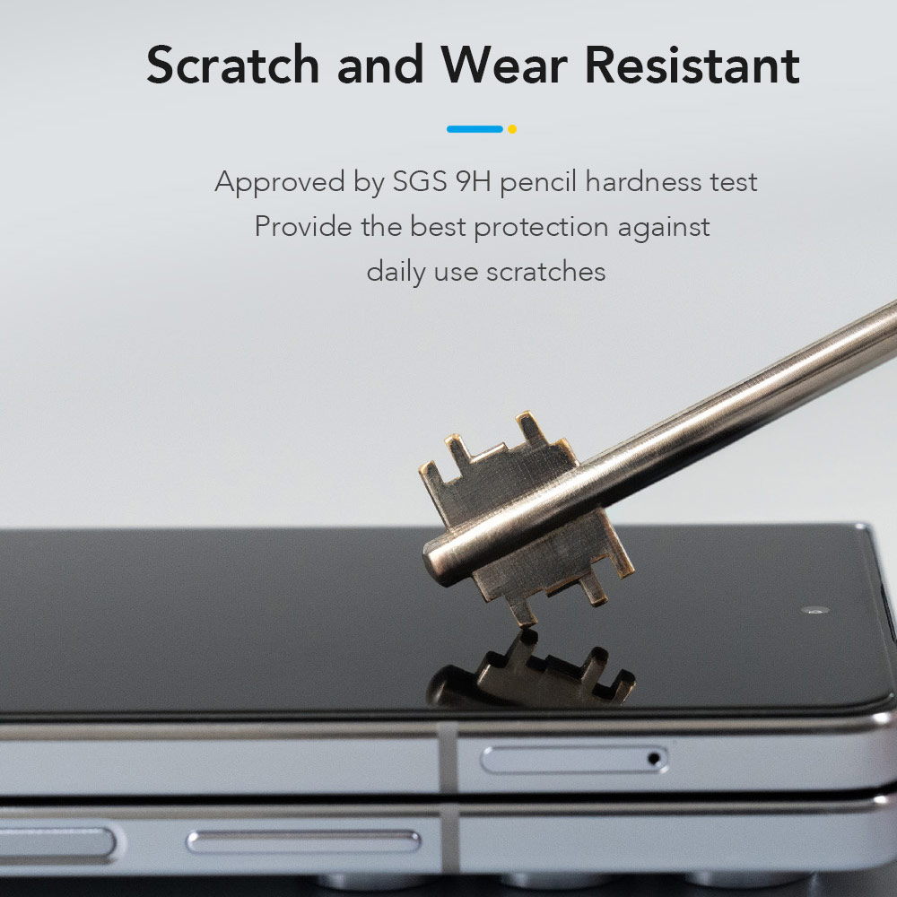 Picture of Samsung Galaxy S26 Plus Screen Protector | Hoda Clear Full Coverage Tempered Glass Screen Protector for Samsung Galaxy S26 Plus (Clear)