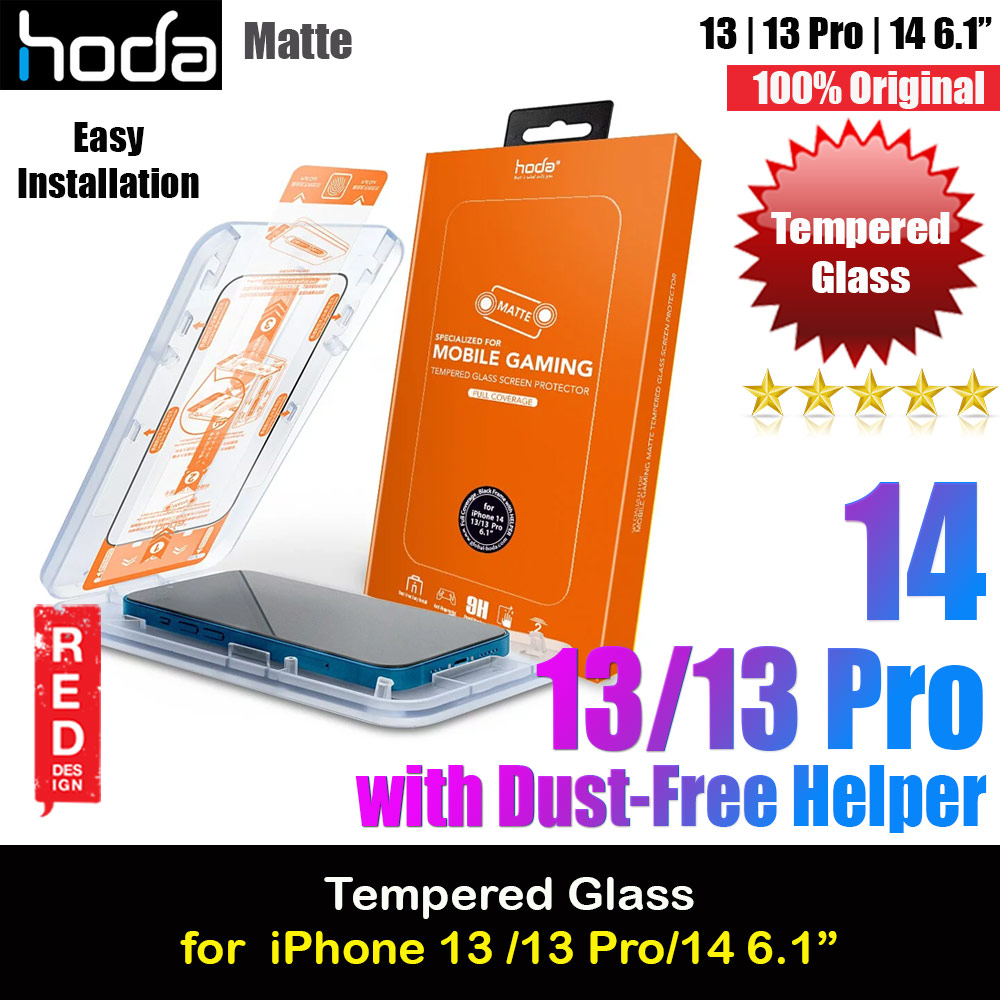 Picture of Hoda 0.33mm 2.5D Anti Glare Matte Gaming Full Coverage Tempered Glass Screen Protector for Apple iPhone 13 iPhone 13 Pro 6.1 iPhone 14 6.1  (Matte) Apple iPhone 13 6.1- Apple iPhone 13 6.1 Cases, Apple iPhone 13 6.1 Covers, iPad Cases and a wide selection of Apple iPhone 13 6.1 Accessories in Malaysia, Sabah, Sarawak and Singapore 