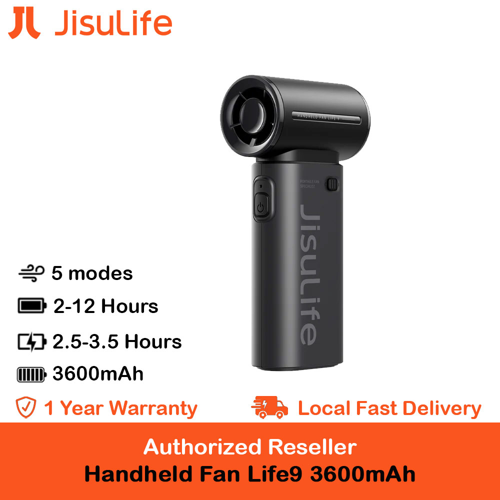 Picture of Jisulife Malaysia Life9 Handheld Fan Ultra Mini Compact Small Pocket Size Portable Handheld Fan Kipas Pegang Tangan Angin Kuat (3600mah Black) Red Design- Red Design Cases, Red Design Covers, iPad Cases and a wide selection of Red Design Accessories in Malaysia, Sabah, Sarawak and Singapore 