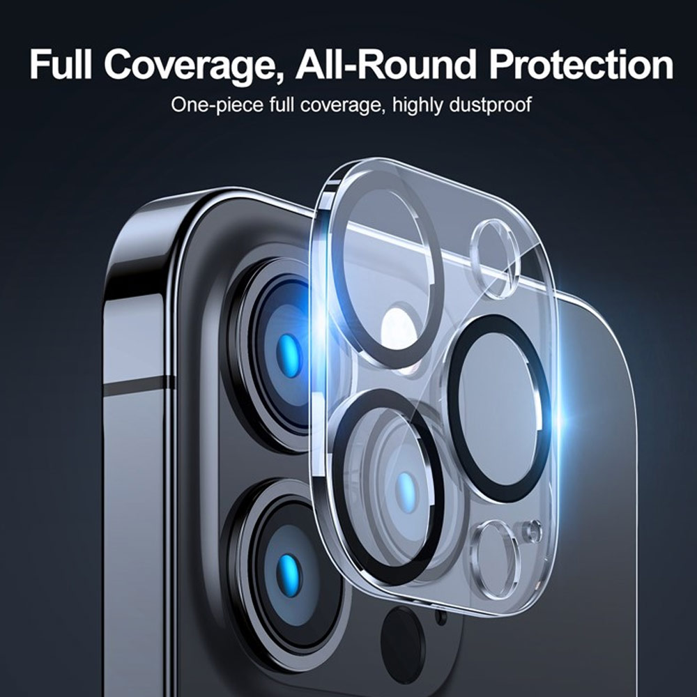 Picture of Apple iPhone 14 Plus 6.7  | Joyroom Gemstone Series 9H Tempered Glass Lens Protector for iPhone 14 iPhone 14 Plus (Clear)