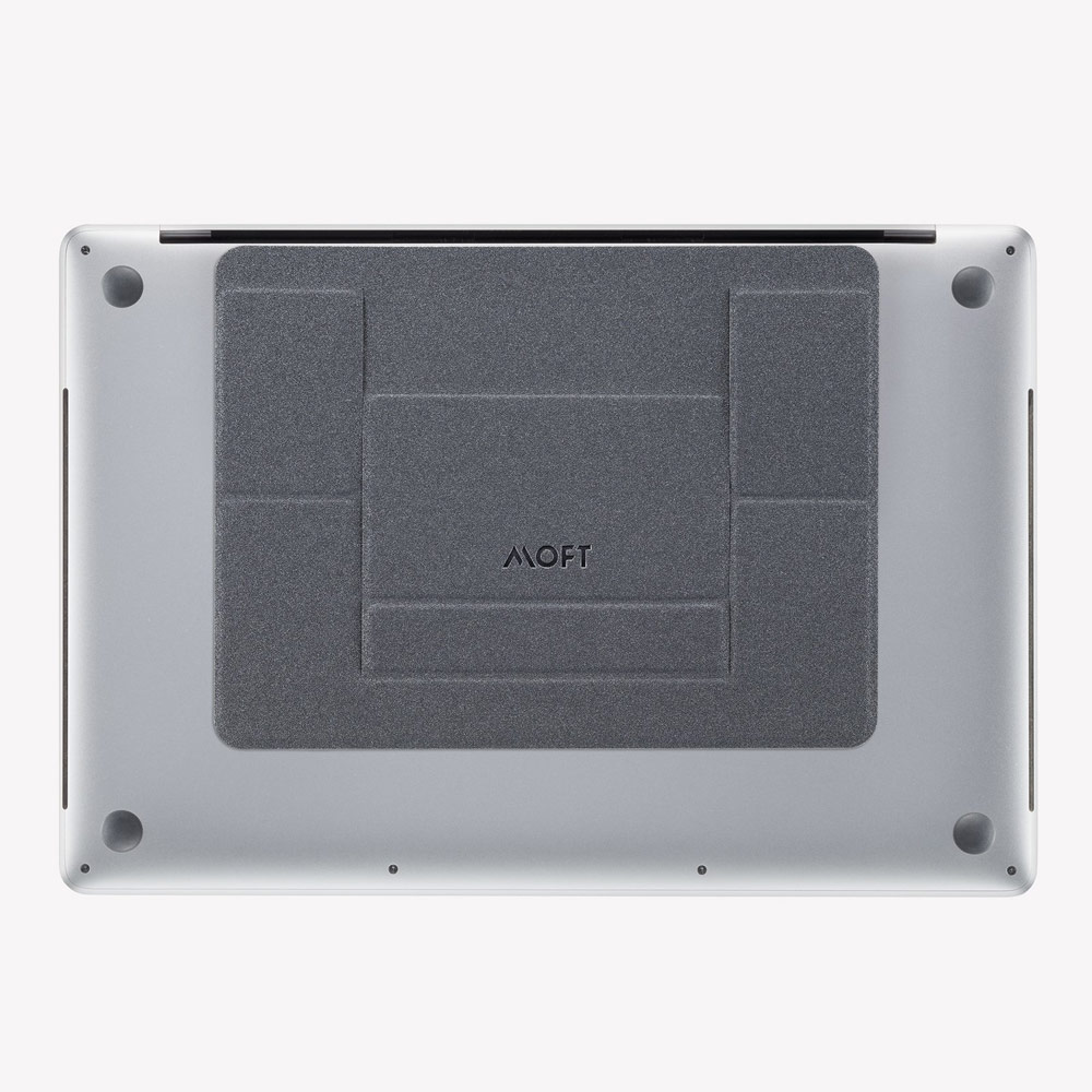 Picture of Apple MacBook Air 13\" 2020  | MOFT Invisible Laptop Stand Adhesive with Holes for Heat Dissipation for Laptop Macbook Air 13 M1 Macbook Pro 13 M1 (Silver)