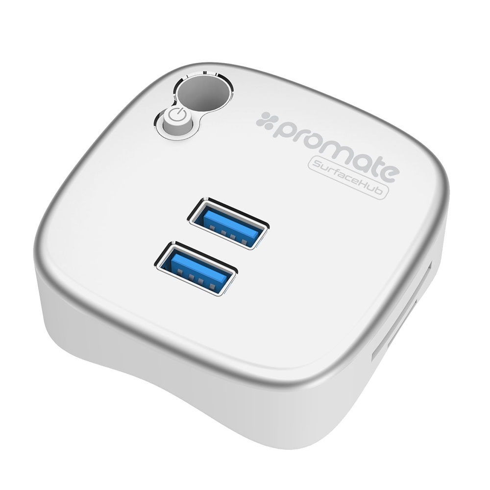 Picture of Promate All-in-One Portable USB 3.0 Docking Station USB 3.0 Card Reader Lan Port Pen Dock Compatible with Surface Pro 3 4 Surface Book Ultrabook Notebooks Laptops SurfaceHub
