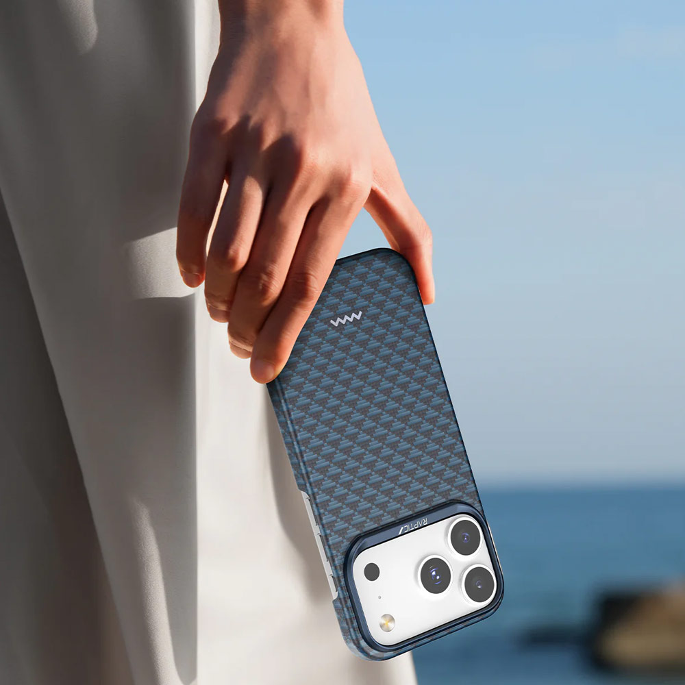 Picture of Apple iPhone 17 Pro Max 6.9 Case | Raptic Aramid Fibre Origin Lightweight Ultra Slim Case with Magsafe for iPhone 17 Pro Max 6.9 (Profound)