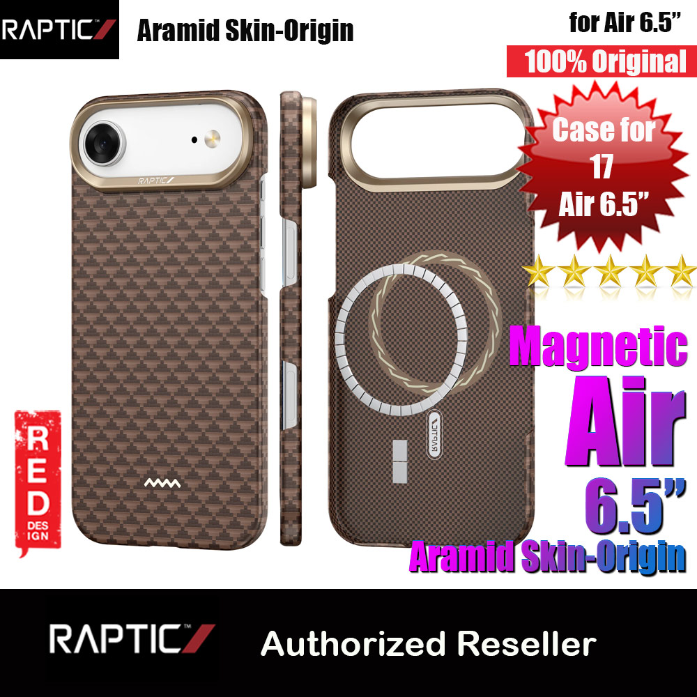 Picture of Raptic Aramid Fibre Origin Lightweight Ultra Slim Case with Magsafe for iPhone Air 6.5 (Humble) Apple iPhone Air 6.5- Apple iPhone Air 6.5 Cases, Apple iPhone Air 6.5 Covers, iPad Cases and a wide selection of Apple iPhone Air 6.5 Accessories in Malaysia, Sabah, Sarawak and Singapore 