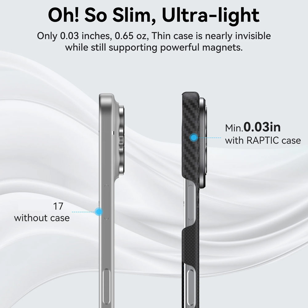 Picture of Apple iPhone 17 Pro 6.3 Case | Raptic Aramid Fiber Geotik MgSafe Magnetic Compatible Drop Protection Case for iPhone 17 Pro 6.3 (Mondrain)