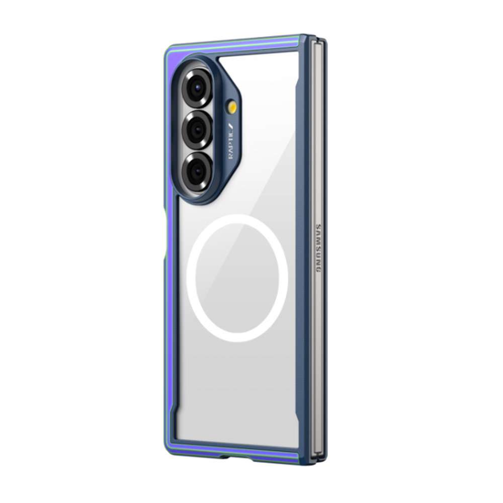 Picture of Samsung Galaxy Z Fold 7 Case | Raptic Galaxy Z Fold7 Shield Classic Magnetic Compatible Case for Galaxy Z Fold 7 (Iridescent)