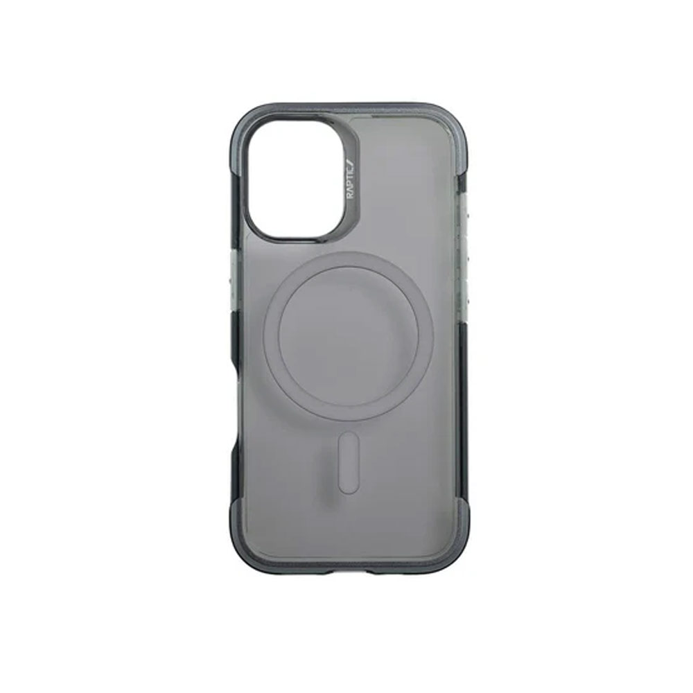 Picture of Apple iPhone 16 Pro 6.3 Case | Raptic Air MgSafe Magnetic Compatible Drop Protection Case for iPhone 16 Pro 6.3 (Smoke)