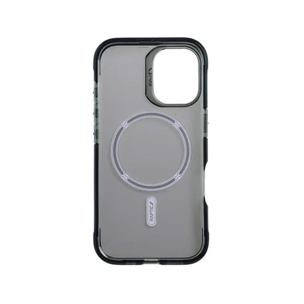 Picture of Apple iPhone 16 Pro 6.3 Case | Raptic Air MgSafe Magnetic Compatible Drop Protection Case for iPhone 16 Pro 6.3 (Smoke)