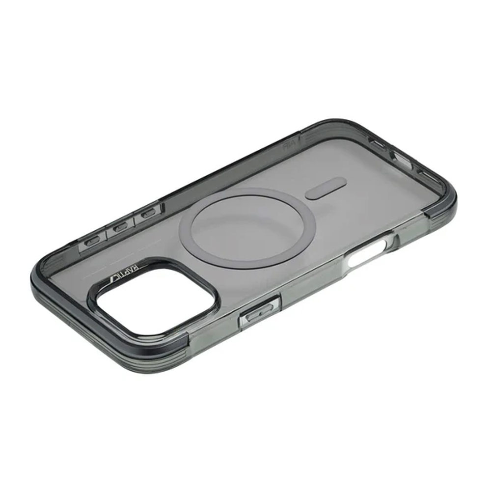 Picture of Apple iPhone 16 Pro 6.3 Case | Raptic Air MgSafe Magnetic Compatible Drop Protection Case for iPhone 16 Pro 6.3 (Smoke)
