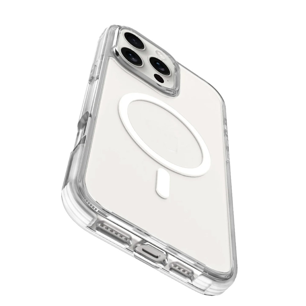 Picture of Apple iPhone 16 Pro Max 6.9 Case | Raptic Clear MgSafe Magnetic Compatible Drop Protection Case for iPhone 16 Pro Max 6.9 (White)