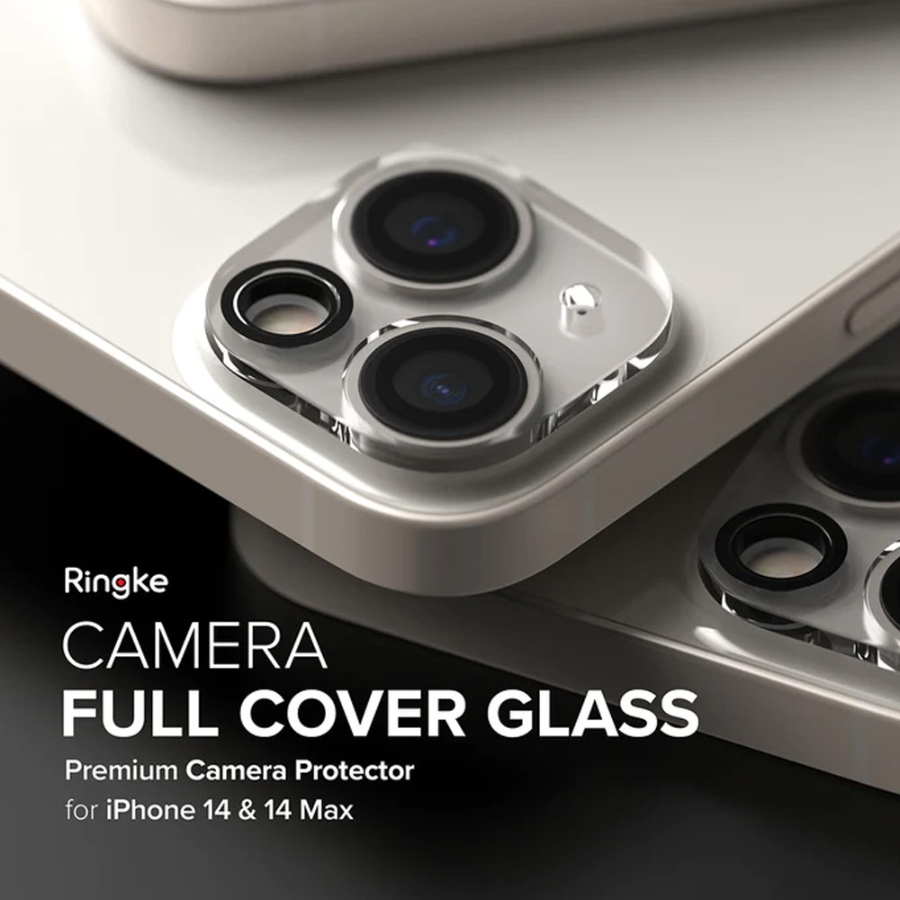 Picture of Apple iPhone 14 6.1 | Ringke Camera Lens Glass Protector for Apple iPhone 14 Plus 6.7 iPhone 14 6.1 (Clear)